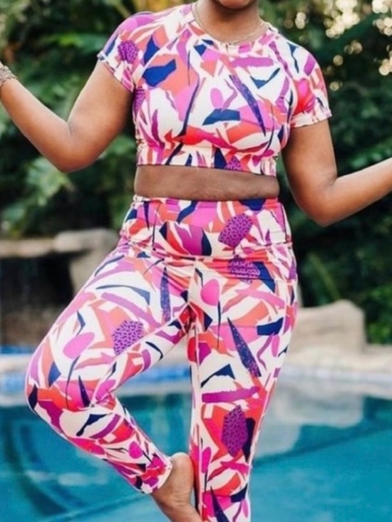 J.DOW FITNESS Crop Tops BUNDLE Workout Plus Size 2x - Picture 2 of 15